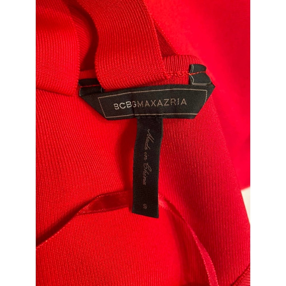 BCBGMaxazria stretch red dress S - Picture 5 of 6